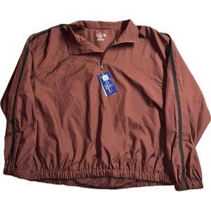 Champions Tour NWT Burgundy Men's Size XL Quarter Zip Windbreaker Golf Pullover‎